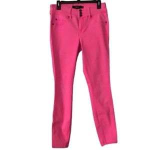 Hot Pink straight leg jeans, Torrid